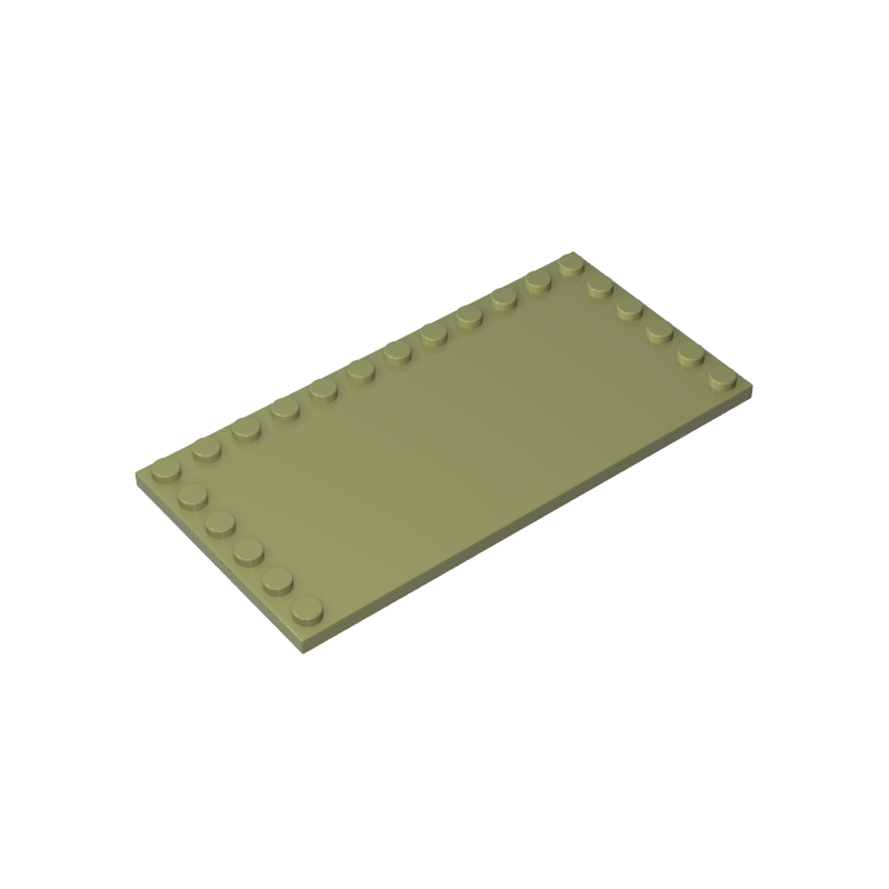6178 | Tile, Modified 6 x 12 with Studs on Edges