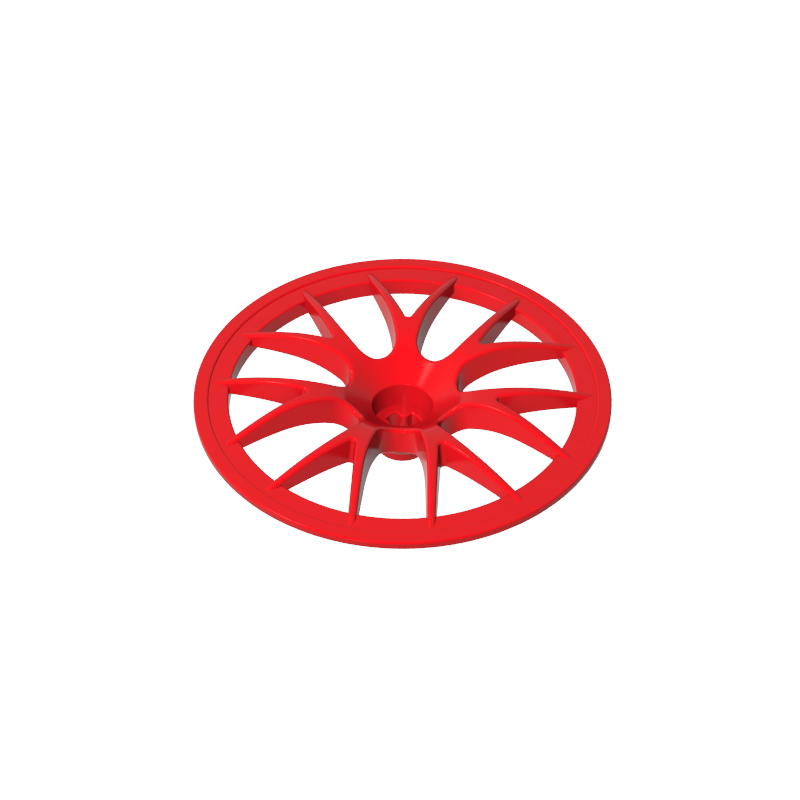 58088 | Wheel Cover 7 Spoke with Axle Hole - 56mm D. - for Wheel 44772