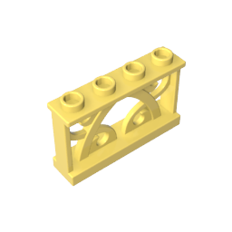 19121 | Fence 1 x 4 x 2 Ornamental with 4 Studs