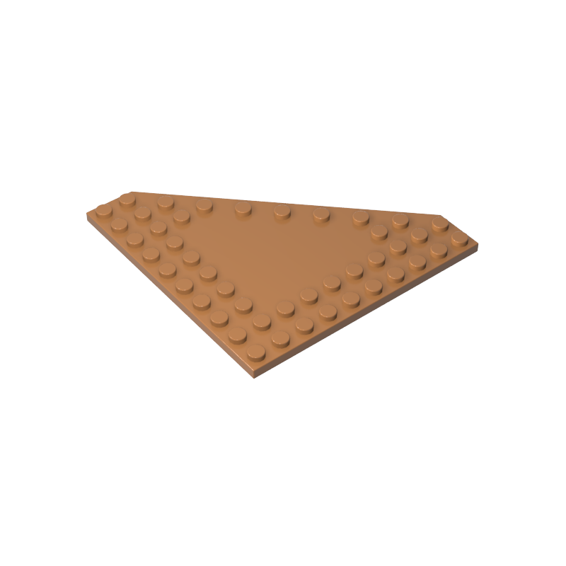 92584 | Wedge, Plate 10 x 10 Cut Corner with no Studs in Center