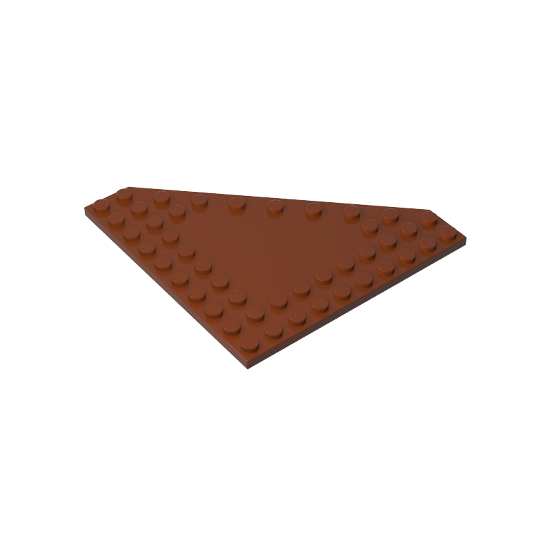 92584 | Wedge, Plate 10 x 10 Cut Corner with no Studs in Center