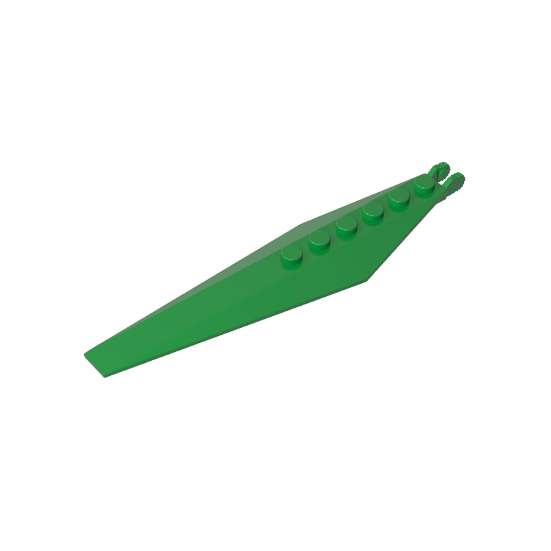 57906 | Hinge Plate 3 x 12 with Angled Side Extensions and Tapered Ends