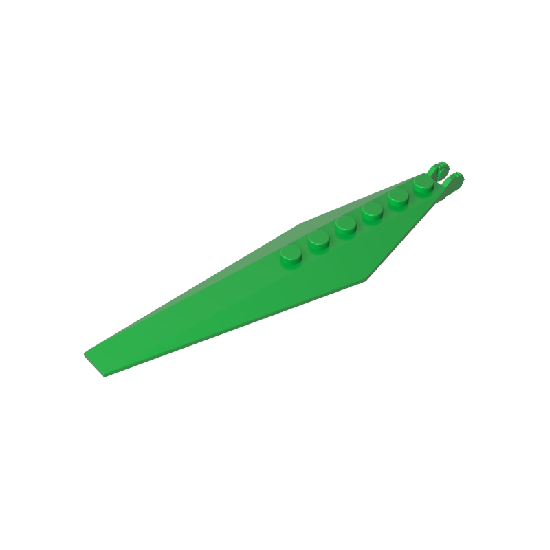 57906 | Hinge Plate 3 x 12 with Angled Side Extensions and Tapered Ends