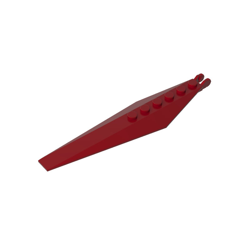 57906 | Hinge Plate 3 x 12 with Angled Side Extensions and Tapered Ends