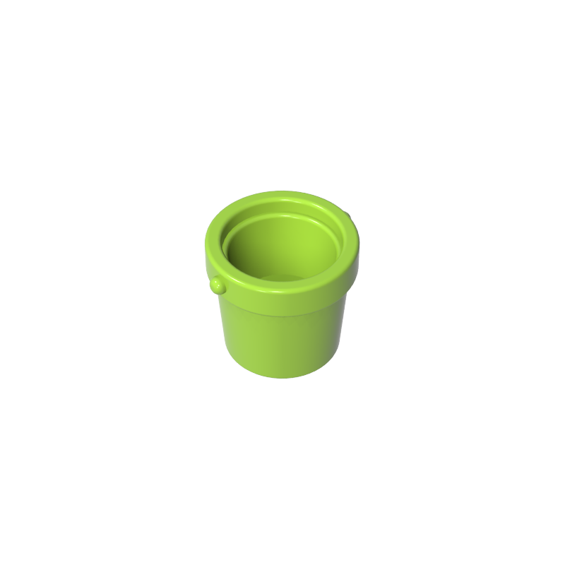 95343 | Utensil Bucket 1 x 1 x 1 Tapered with Handle Holders