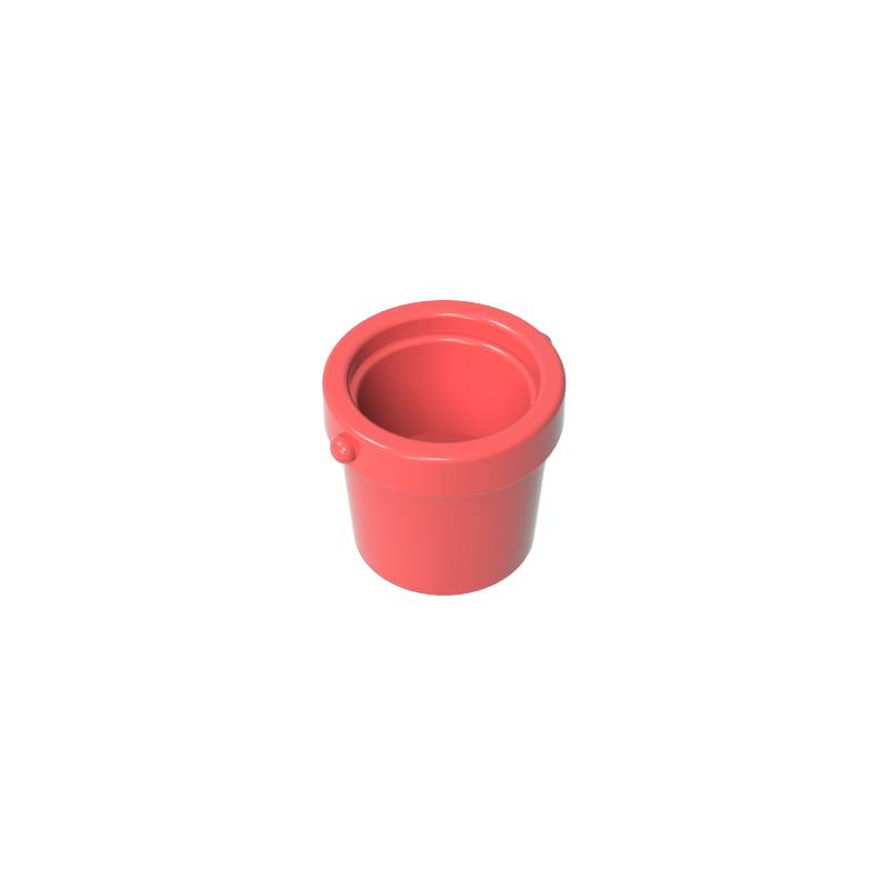 95343 | Utensil Bucket 1 x 1 x 1 Tapered with Handle Holders