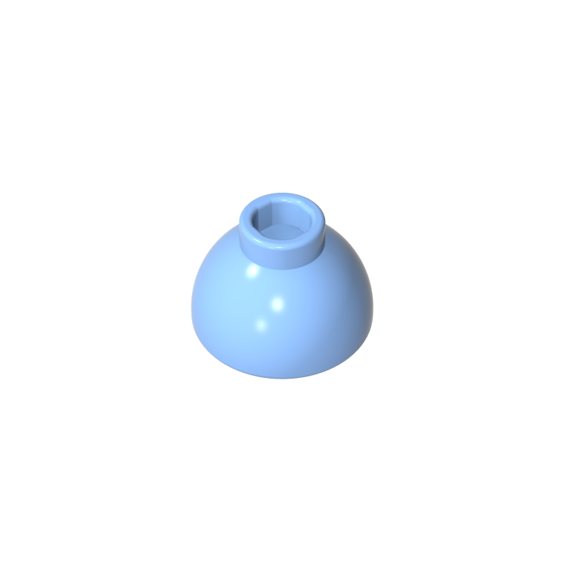 20952 | Brick, Round 1 1/2 x 1 1/2 x 2/3 Dome Top