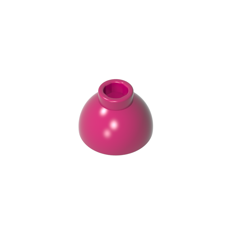 20952 | Brick, Round 1 1/2 x 1 1/2 x 2/3 Dome Top