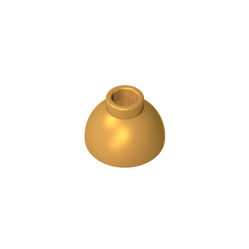 20952 | Brick, Round 1 1/2 x 1 1/2 x 2/3 Dome Top