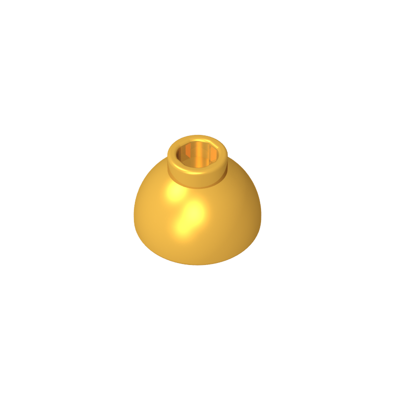20952 | Brick, Round 1 1/2 x 1 1/2 x 2/3 Dome Top