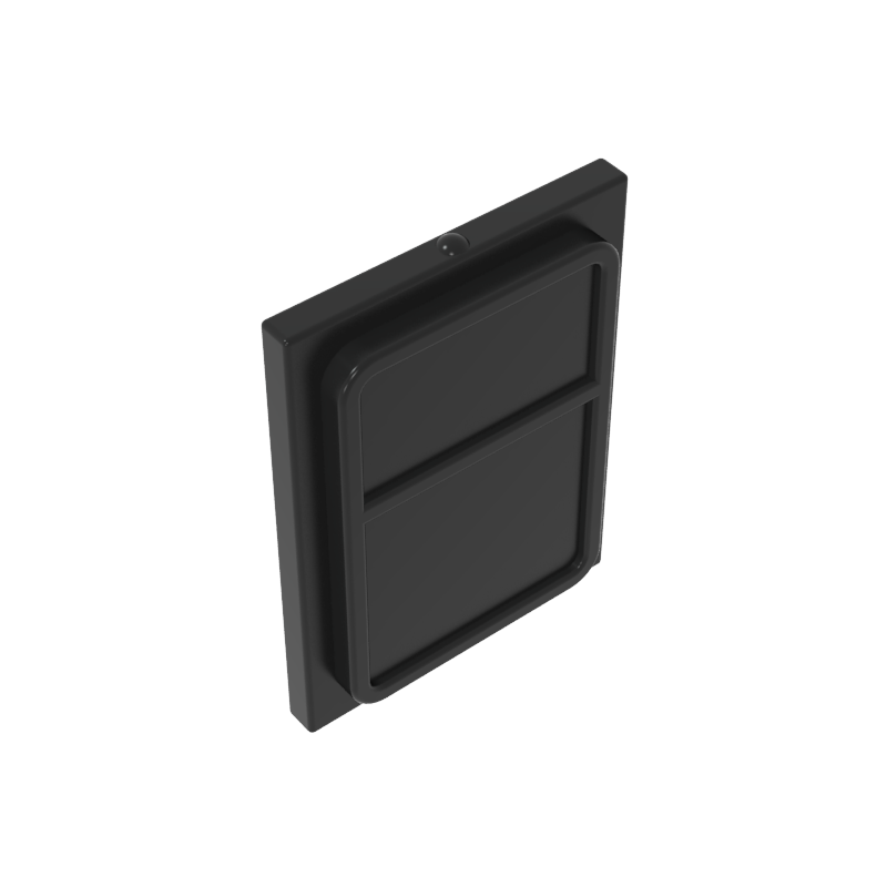 35157 | Glass for Train Door with Lip on All Sides