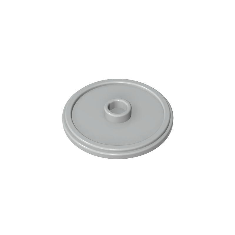 91884 | Shield Circular / Round Rimmed Face with Stud