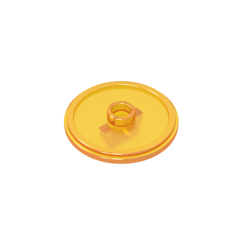 91884 | Shield Circular / Round Rimmed Face with Stud