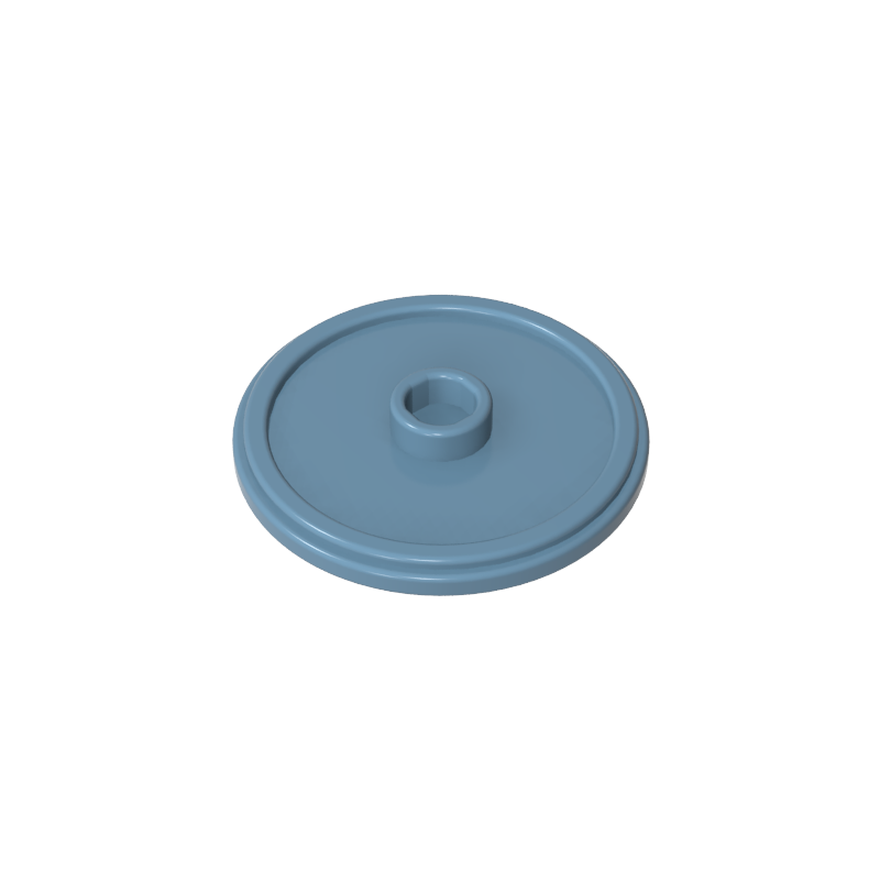 91884 | Shield Circular / Round Rimmed Face with Stud