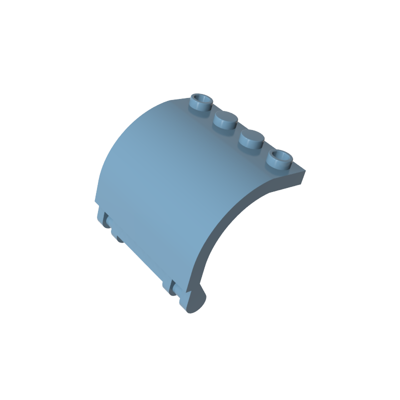 18910 | Panel 3 x 4 x 3 Curved with Double Clip Hinge