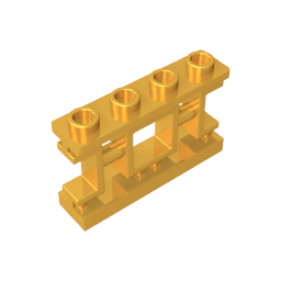 32932 | Fence 1 x 4 x 2 Ornamental Asian Lattice with Square and 4 Studs