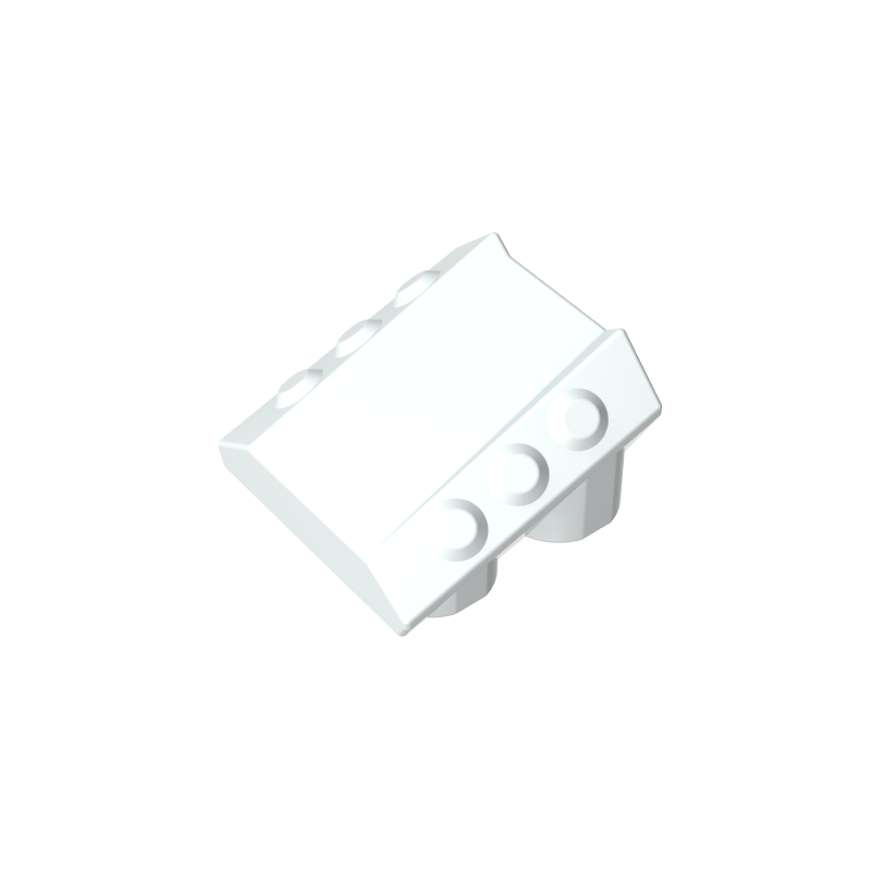 30603 | Brick, Modified 2 x 2 No Studs, Sloped with 6 Side Pistons Raised
