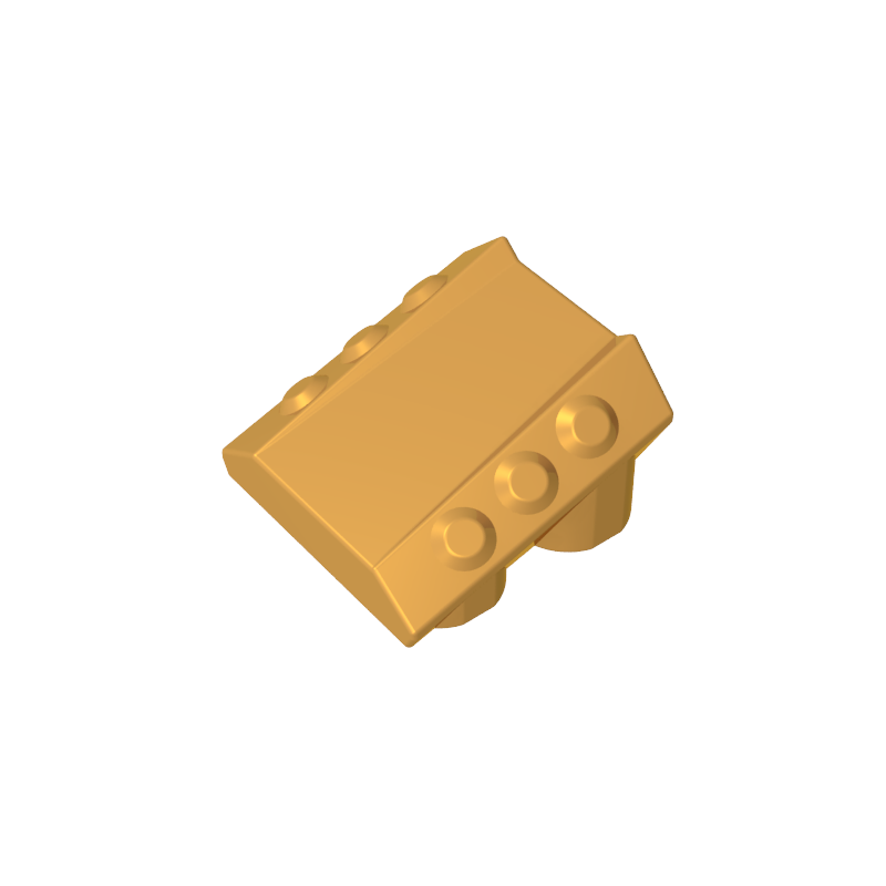 30603 | Brick, Modified 2 x 2 No Studs, Sloped with 6 Side Pistons Raised