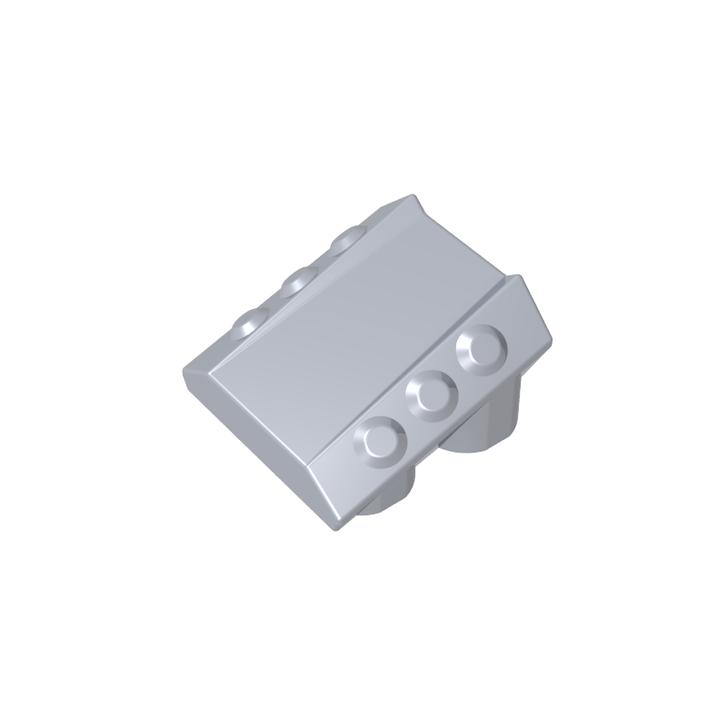 30603 | Brick, Modified 2 x 2 No Studs, Sloped with 6 Side Pistons Raised