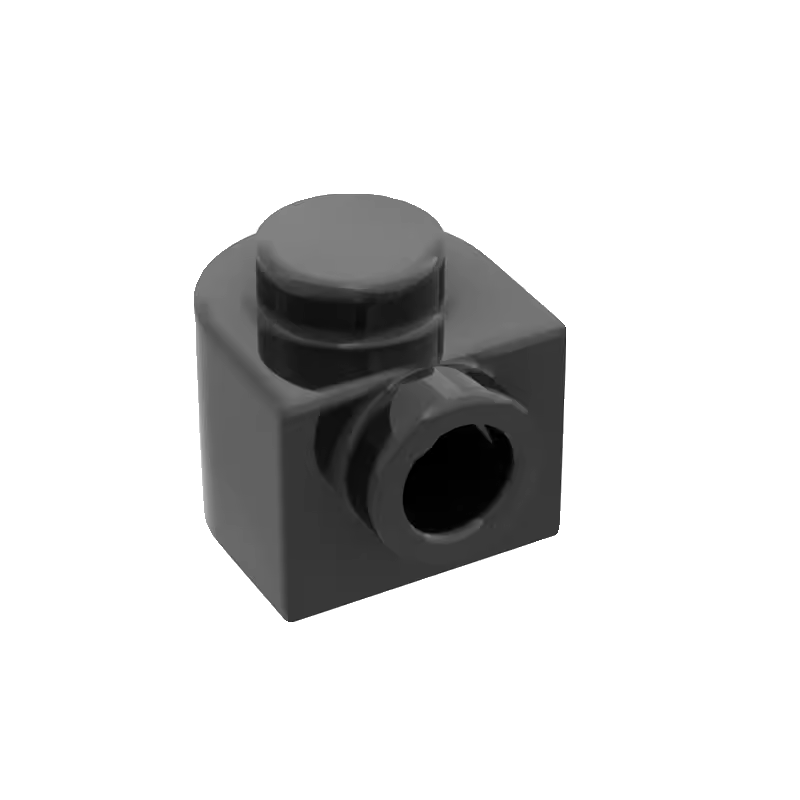 3386 | Brick, Round 1 x 1 x 2/3 Half Circle Extended with Stud on Side