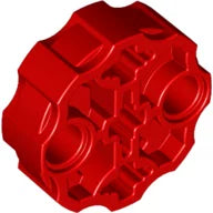 98585 | Technic, Axle Connector Block Round with 2 Pin Holes and 3 Axle Holes (Hero Factory Weapon Barrel)
