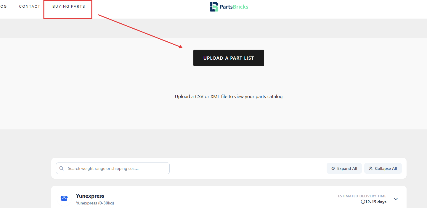 How to Upload a MOC Parts List and Buy Custom Brick Parts Online