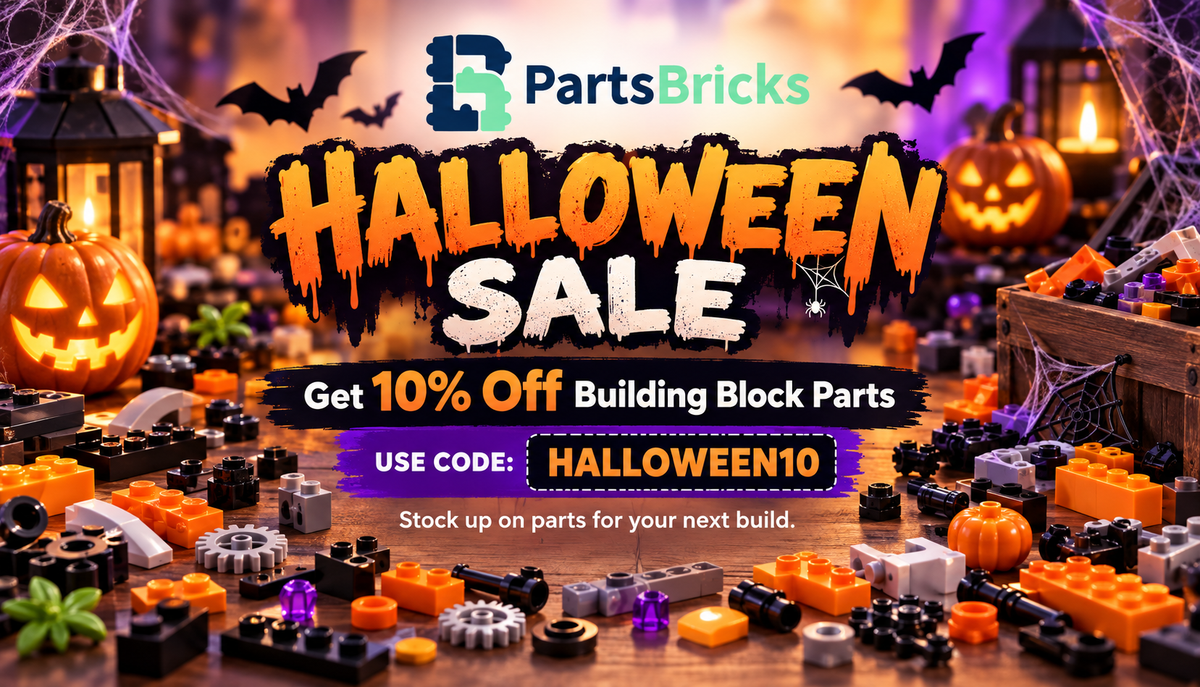 Halloween Sale: Get 10% Off Building Block Parts 🎃