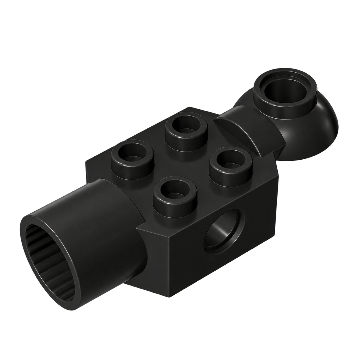 47452 | Technic, Brick Modified 2 x 2 with Pin Hole, Rotation Joint Ball Half Horizontal, and Rotation Joint Socket