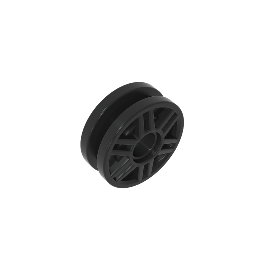 13971 | Wheel 18mm D. x 8mm with Fake Bolts and Deep Spokes with Inner RingWh