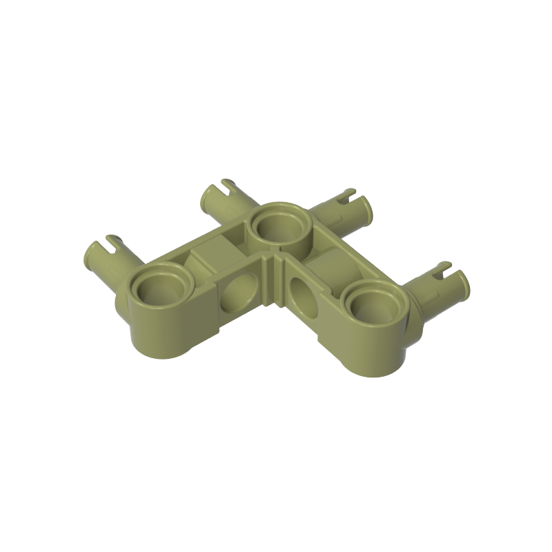 55615 | Technical Pin Connector Perpendicular 3 x 3 Bent with 4 Pins