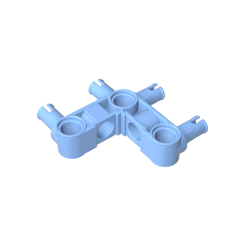 55615 | Technical Pin Connector Perpendicular 3 x 3 Bent with 4 Pins