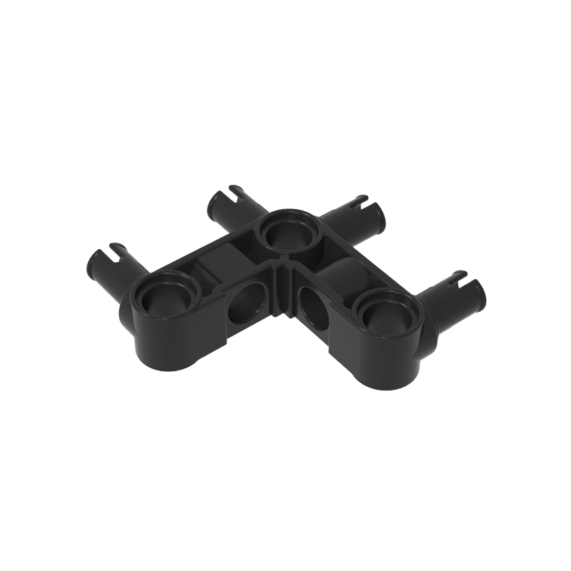 55615 | Technical Pin Connector Perpendicular 3 x 3 Bent with 4 Pins