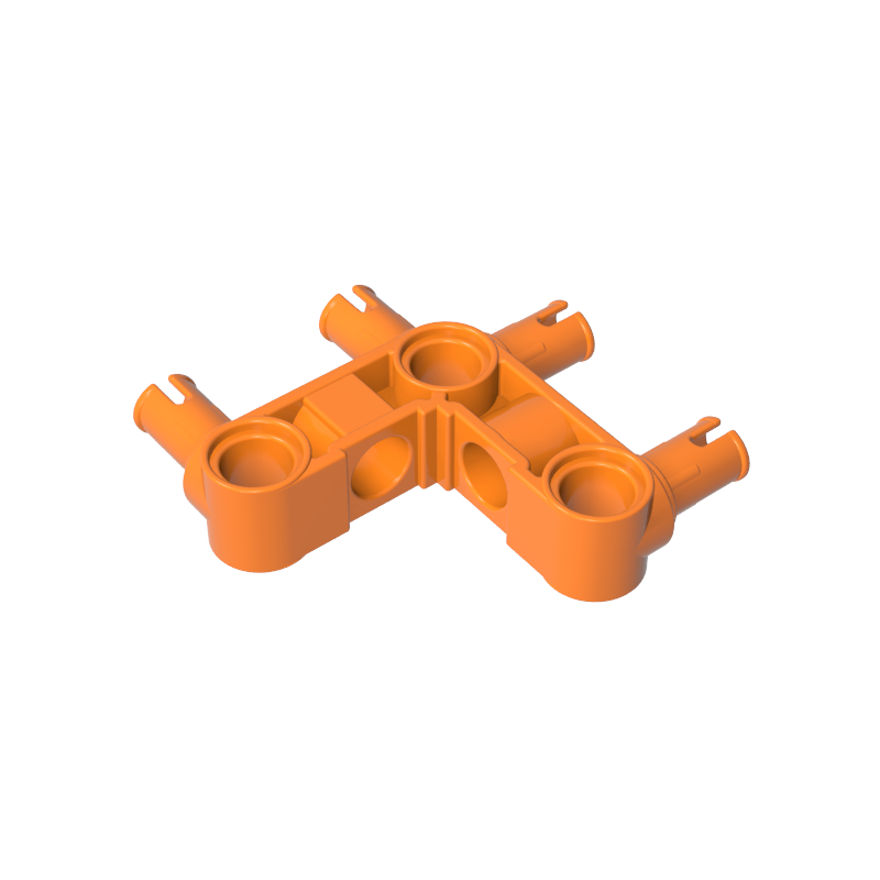 55615 | Technical Pin Connector Perpendicular 3 x 3 Bent with 4 Pins