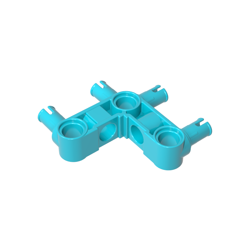 55615 | Technical Pin Connector Perpendicular 3 x 3 Bent with 4 Pins