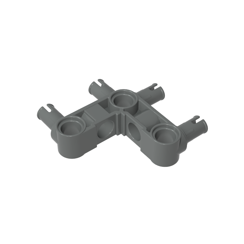 55615 | Technical Pin Connector Perpendicular 3 x 3 Bent with 4 Pins