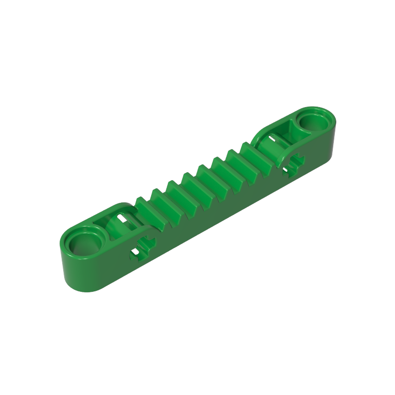 87761 | Technical Gear Rack 1 x 7 with Axle and Pin Holes