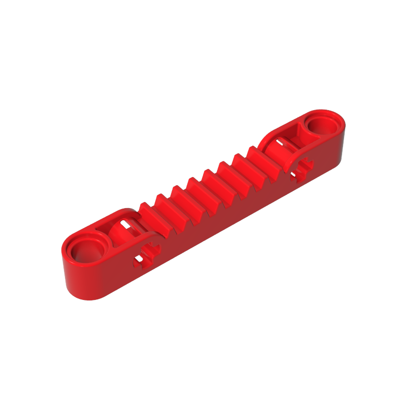 87761 | Technical Gear Rack 1 x 7 with Axle and Pin Holes