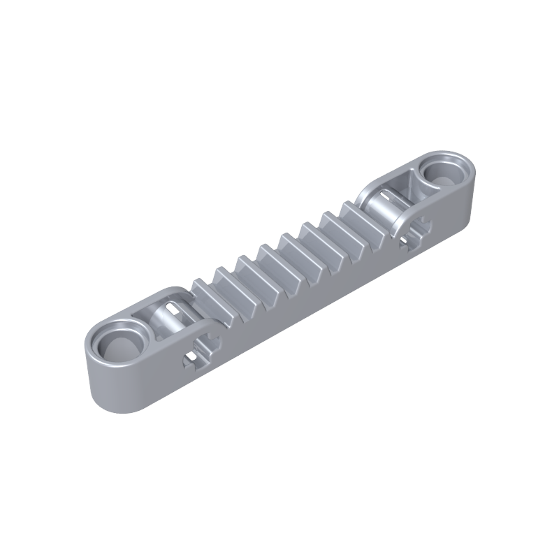 87761 | Technical Gear Rack 1 x 7 with Axle and Pin Holes
