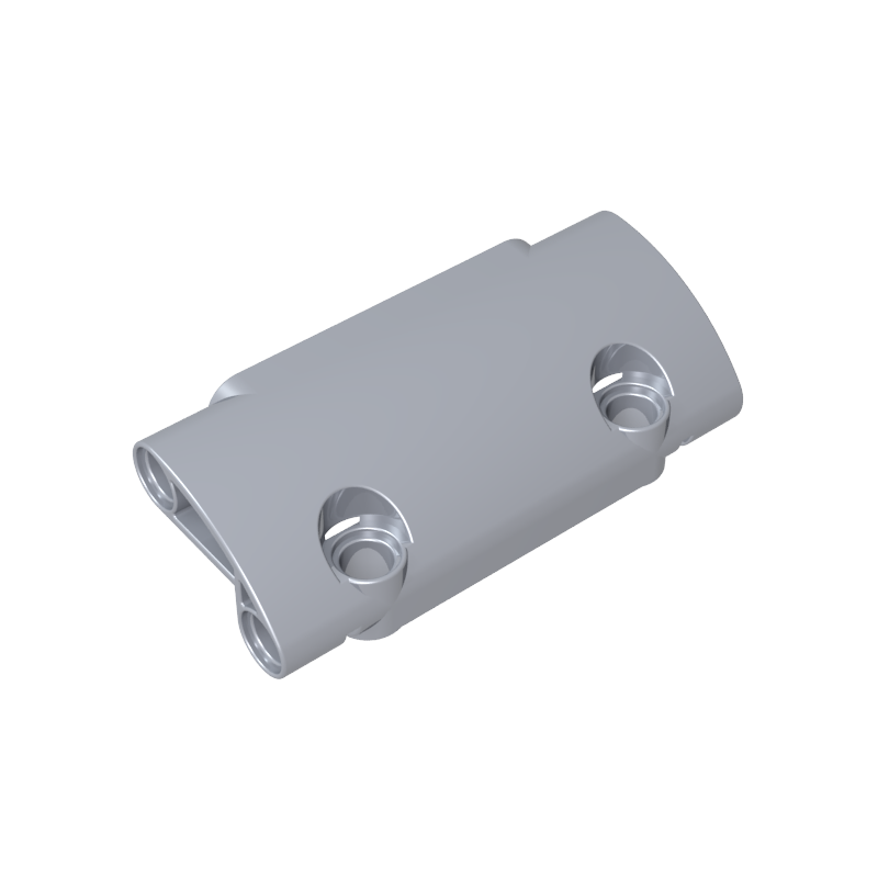24119 | Technical Panel Curved 7 x 3 with 2 Pin Holes through Panel Surface