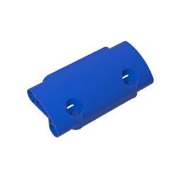 24119 | Technical Panel Curved 7 x 3 with 2 Pin Holes through Panel Surface