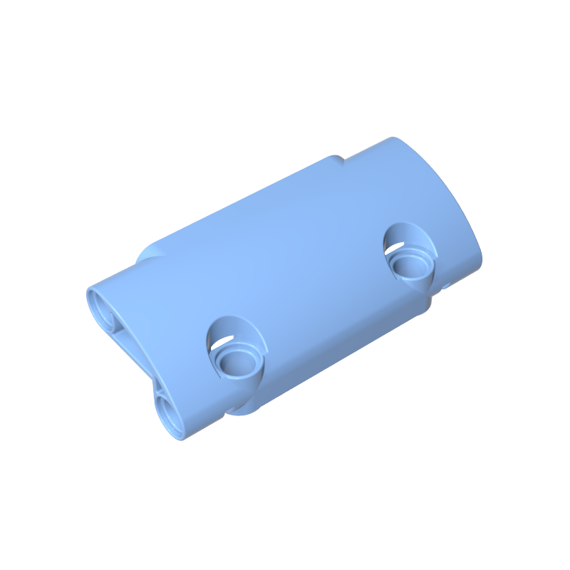 24119 | Technical Panel Curved 7 x 3 with 2 Pin Holes through Panel Surface