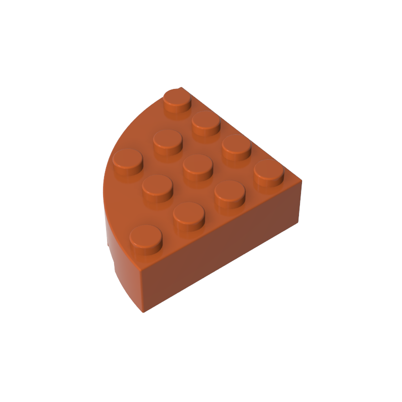 2577 | Brick, Round Corner 4 x 4 Full Brick
