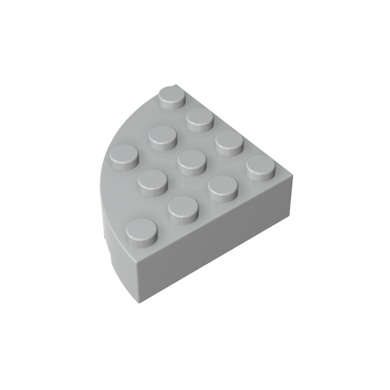 2577 | Brick, Round Corner 4 x 4 Full Brick