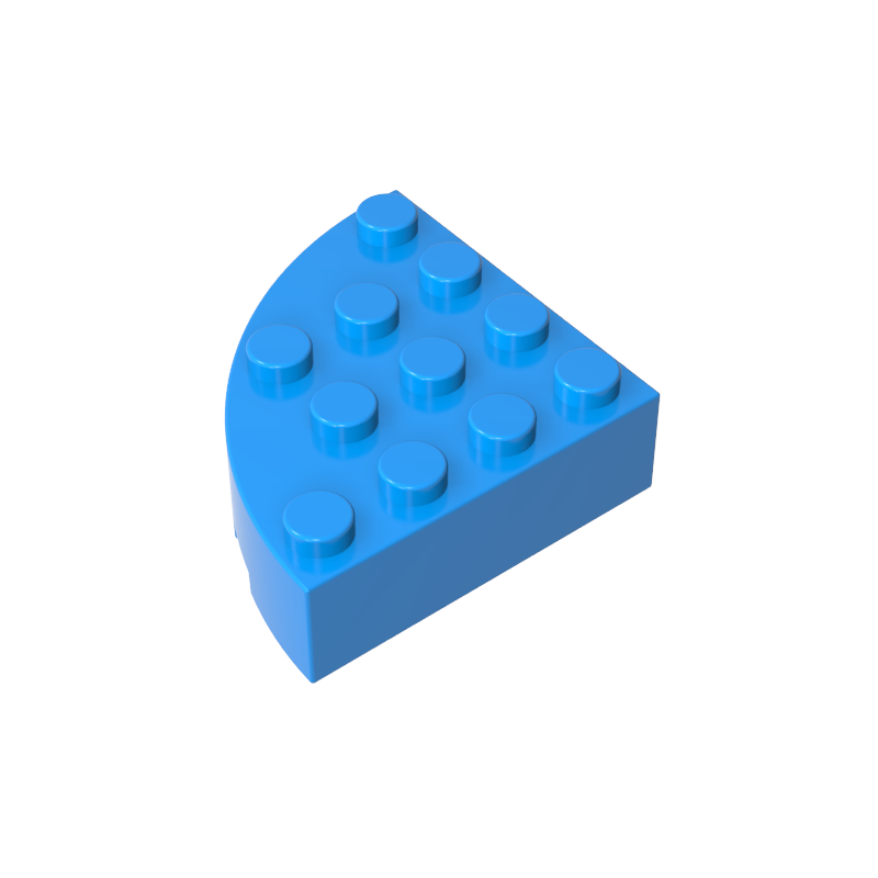 2577 | Brick, Round Corner 4 x 4 Full Brick
