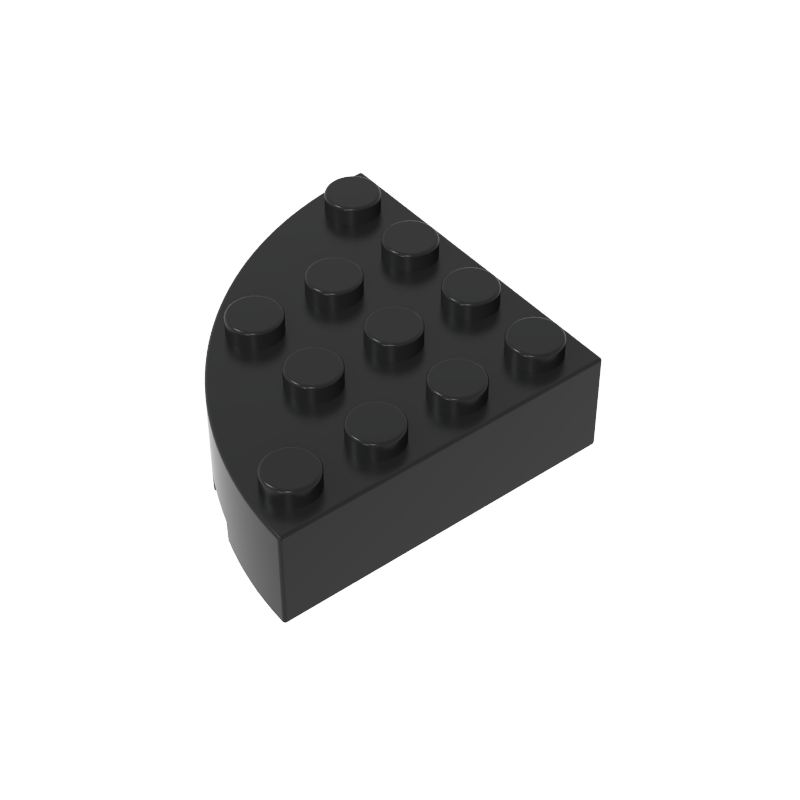 2577 | Brick, Round Corner 4 x 4 Full Brick