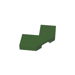 27263 | Tile, Modified Facet 2 x 2