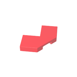 27263 | Tile, Modified Facet 2 x 2