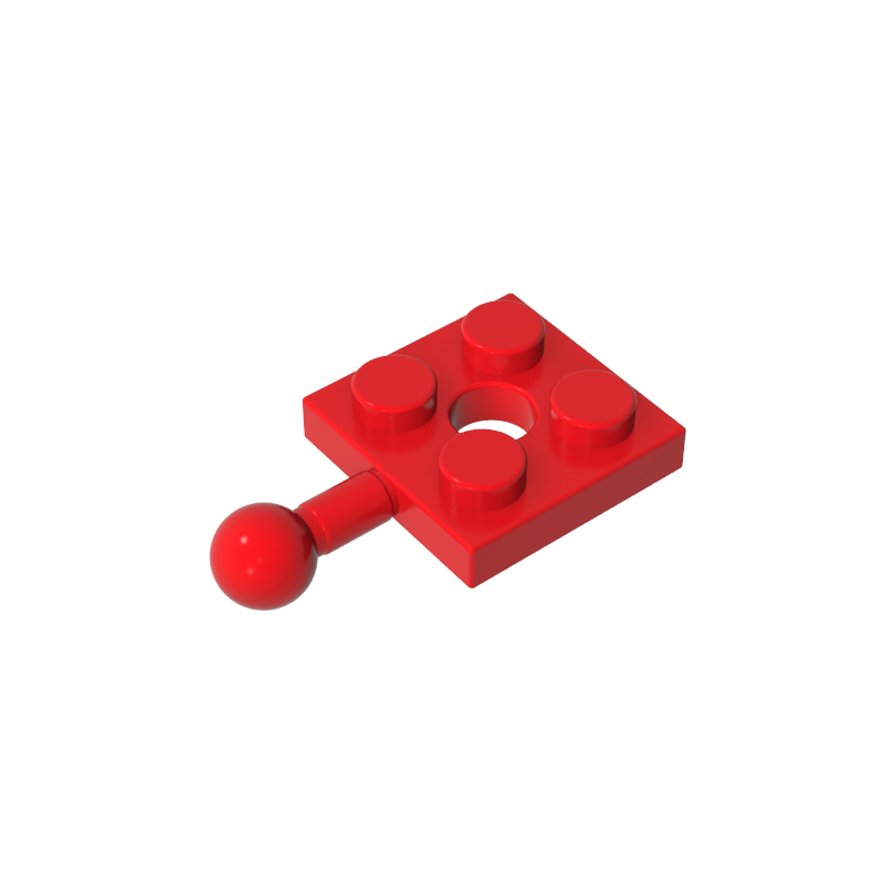 15456 | Plate, Modified 2 x 2 with Tow Ball and Hole
