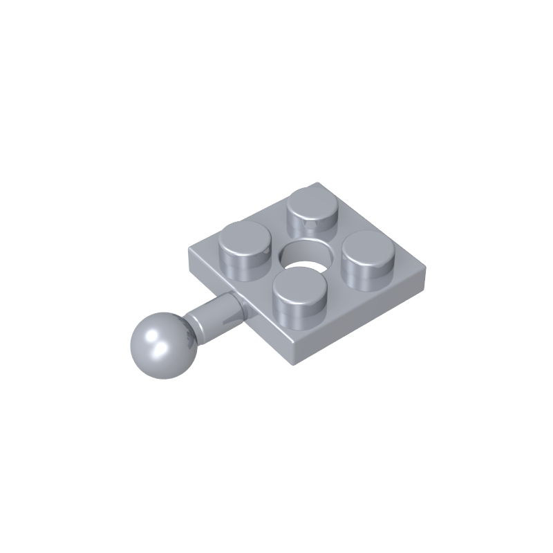 15456 | Plate, Modified 2 x 2 with Tow Ball and Hole