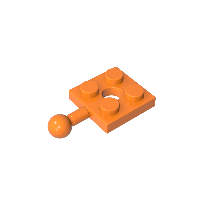15456 | Plate, Modified 2 x 2 with Tow Ball and Hole